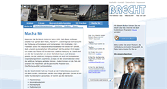 Desktop Screenshot of brechtgmbh.com